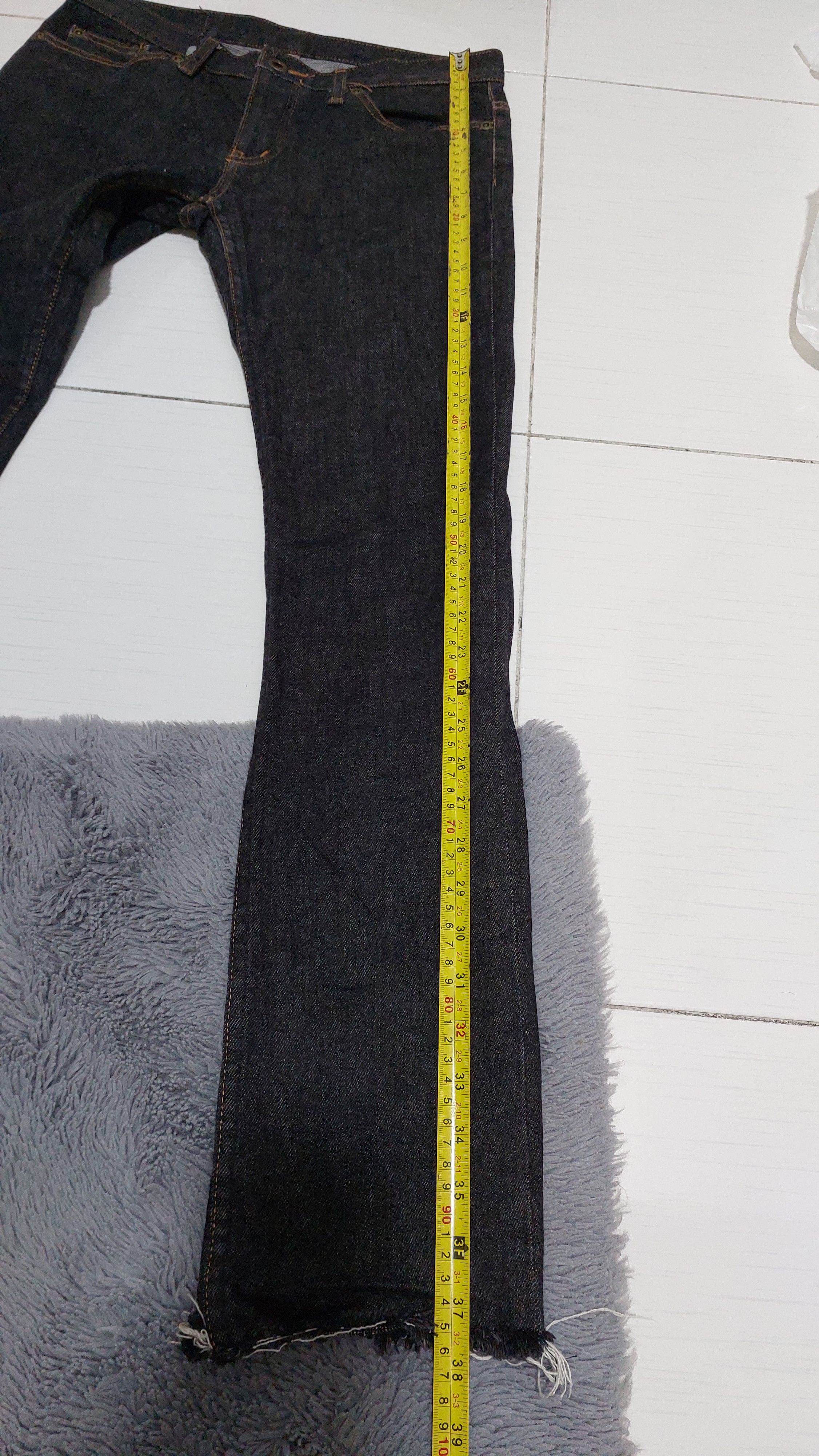 Hysteric Glamour × Japanese Brand HYSTERIC GLAMOUR STRETCHABLE WOMEN'S JEANS PANT Size 29" - 2 Thumbnail