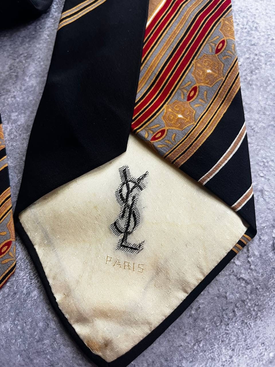 Yves Saint Laurent Yves Saint Laurent Tie Vintage Size ONE SIZE - 3 Thumbnail