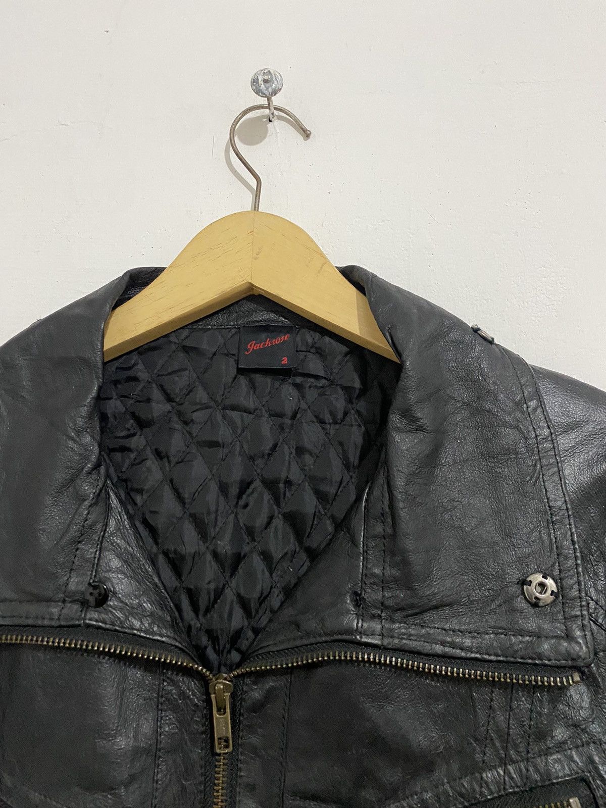 If Six Was Nine 💸BINDINGOFFER💸Jack Roses Leather Jacket Bikers Ifsix Lgb Size US M / EU 48-50 / 2 - 4 Thumbnail