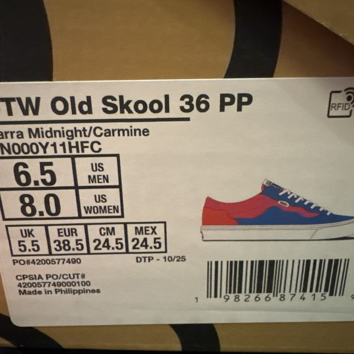 Vans Vans Parra Old Skool mens 6.5 OTW sold out Size US 6.5 / EU 39-40 - 7 Thumbnail