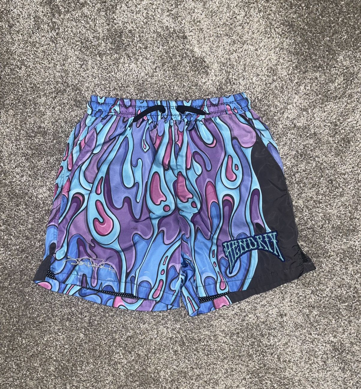 Jimi Hendrix × Shoe Palace Jimi Hendrix x Shoe Palace Lava Shorts (Size Small) Size US 30 / EU 46 - 1 Thumbnail