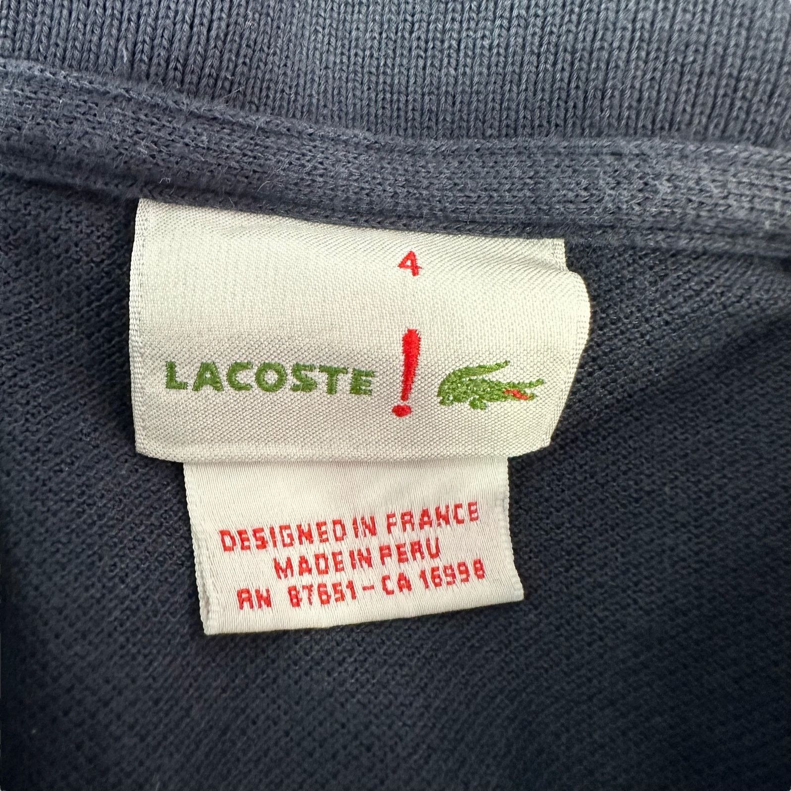 Lacoste Lacoste Cotton Polo Size US S / EU 44-46 / 1 - 7 Thumbnail