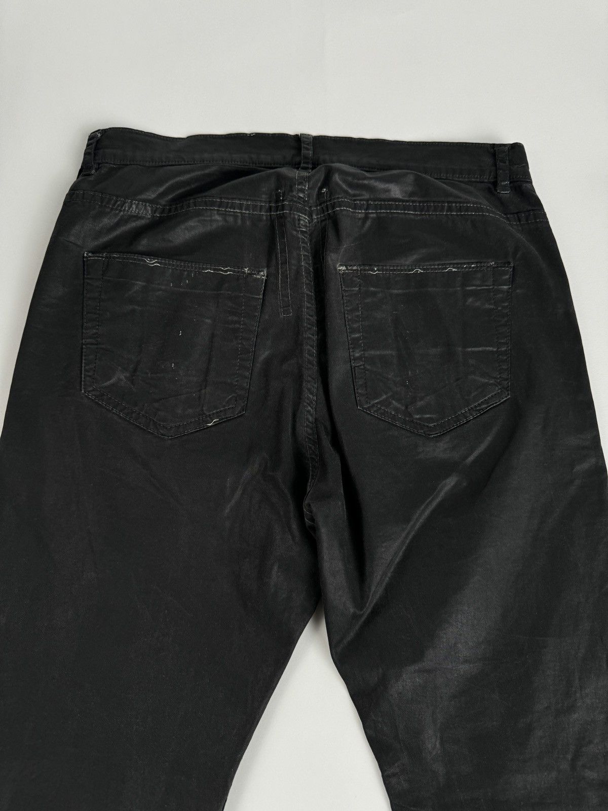 Rick Owens × Rick Owens Drkshdw Rick Owens Torrence Cut Waxed Denim Size US 28 / EU 44 - 7 Thumbnail