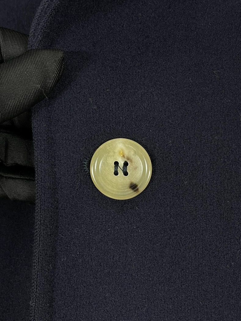 Gucci Gucci Dark blue double-breasted wool coat jacket 2502-Nexta Size US M / EU 48-50 / 2 - 4 Thumbnail