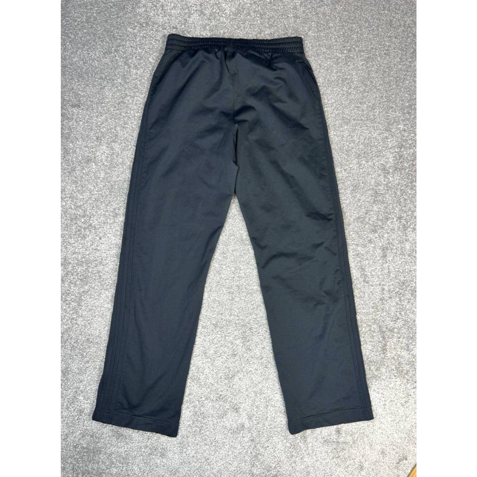 Adidas Adidas Track Pants Mens Medium Gray Mid Rise Drawstring Athleisure Gym Training Pants Size US 31 - 2 Thumbnail