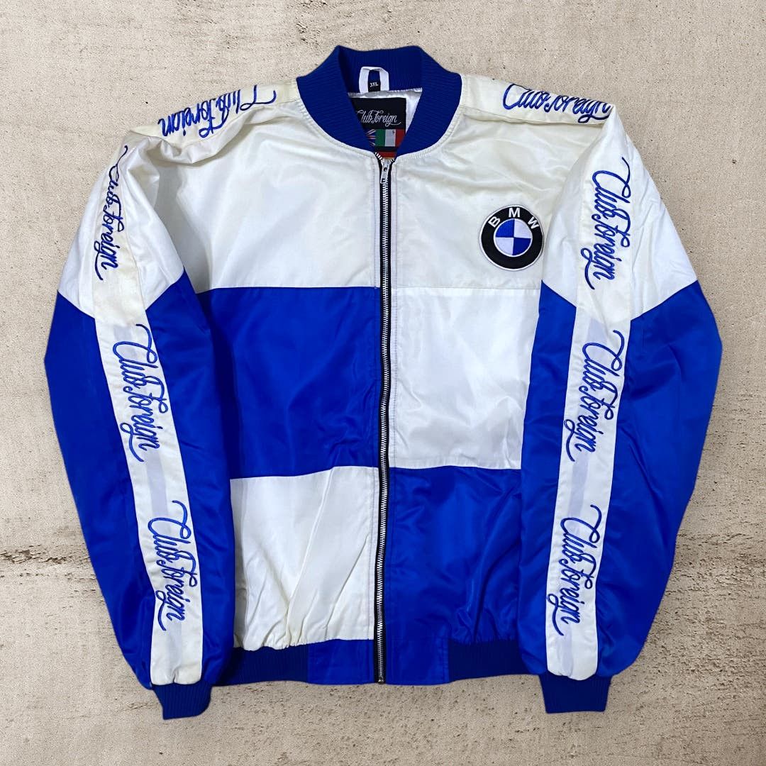 Bmw × Streetwear × Vintage Vintage BMW Club Foreign Racing Jacket ...
