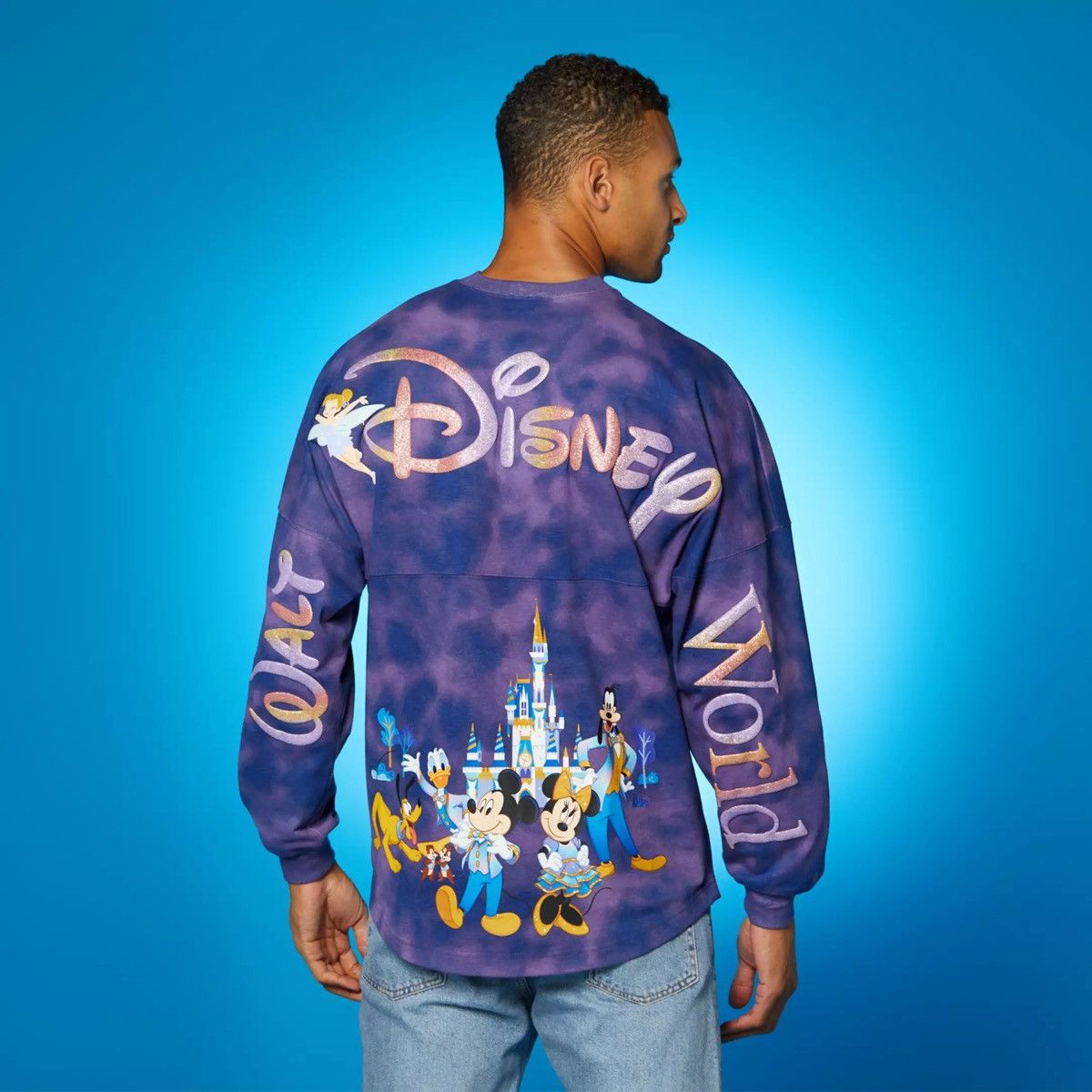 Disney Walt Disney World 50th Anniversary Tie Dye Spirit Jersey Size US M / EU 48-50 / 2 - 1 Thumbnail