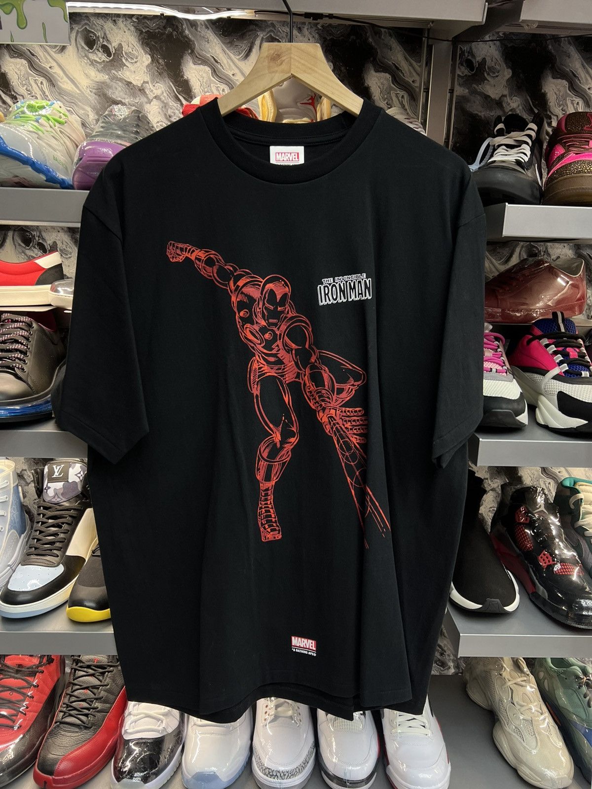 Bape Bape x Marvel Comic Iron Man Tee Size US XXL / EU 58 / 5 - 1 Thumbnail