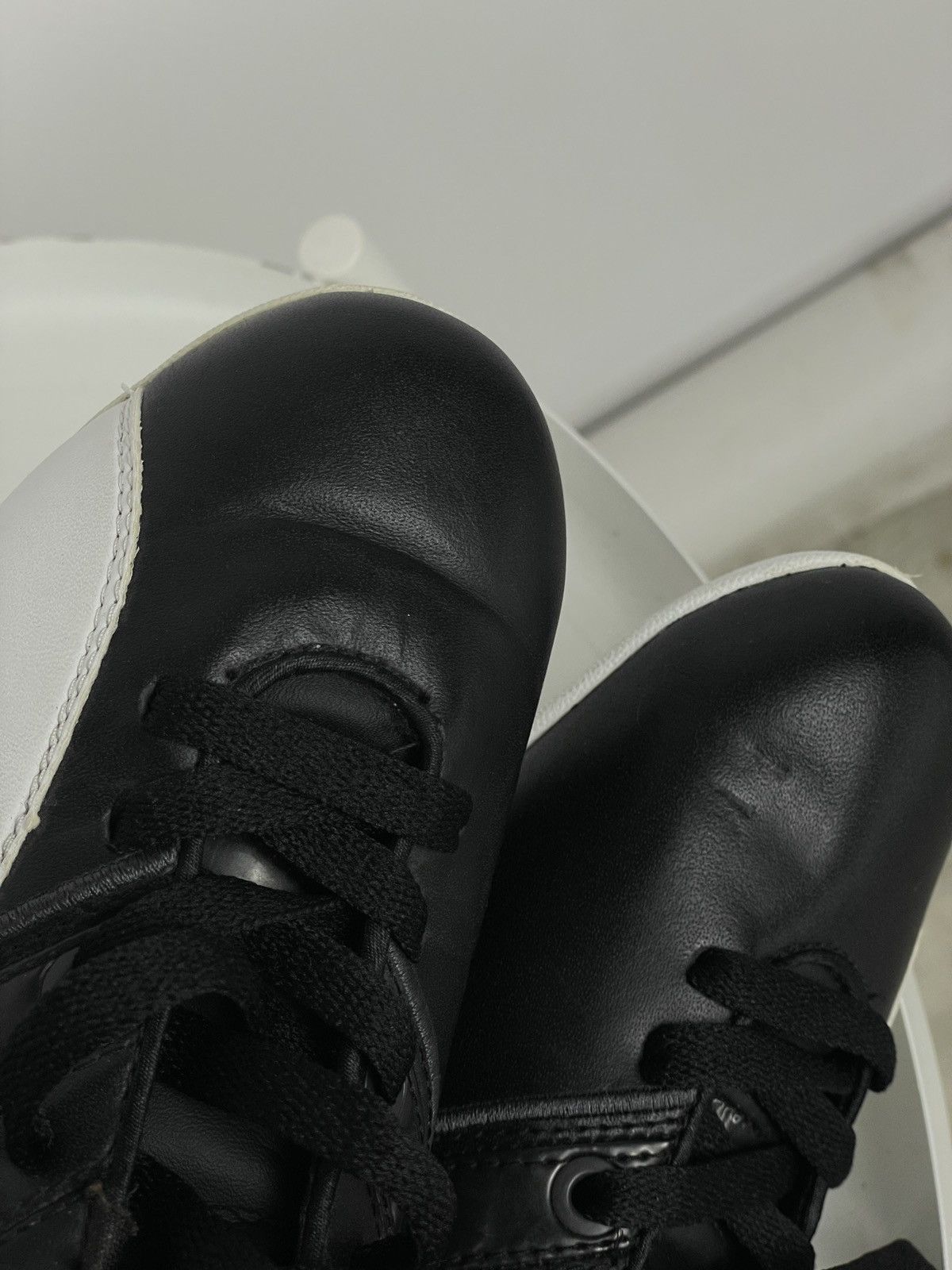 Ferrari × Puma Deatstock Rare Y2K Jet Speed Cat Leather Black Laces Low Moto Sneakers Shoes Size US 8.5 / IT 38.5 - 19 Thumbnail