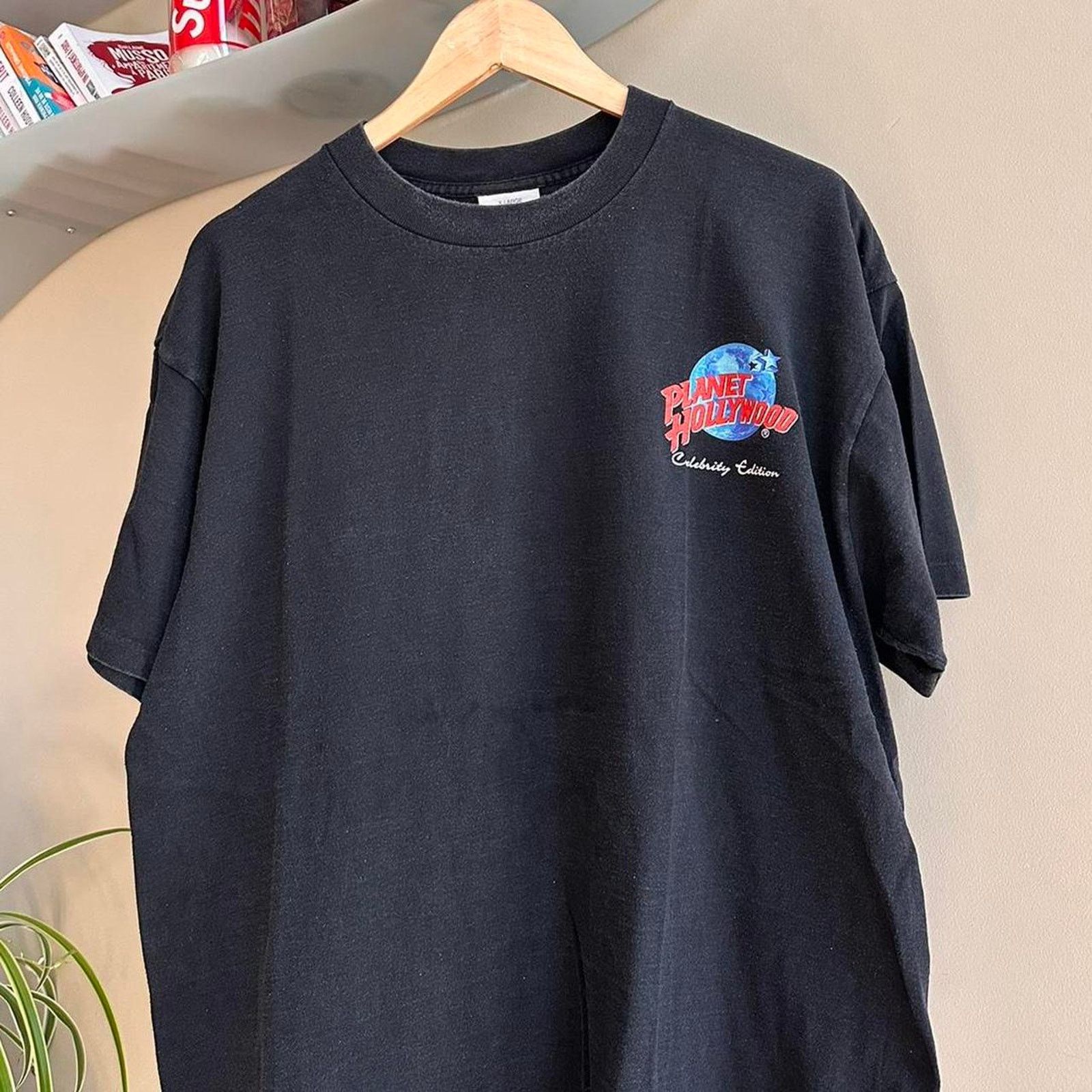 Planet Hollywood × Vintage Vintage Planet Hollywood Sylvester Stallone T- Shirt Size US XL / EU 56 / 4 - 4 Thumbnail