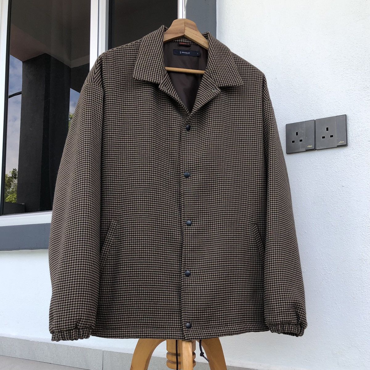 RAGEBLUE RAGEBLUE Thermolite Houndstooth Coach Work Jacket Size US L / EU 52-54 / 3 - 7 Thumbnail