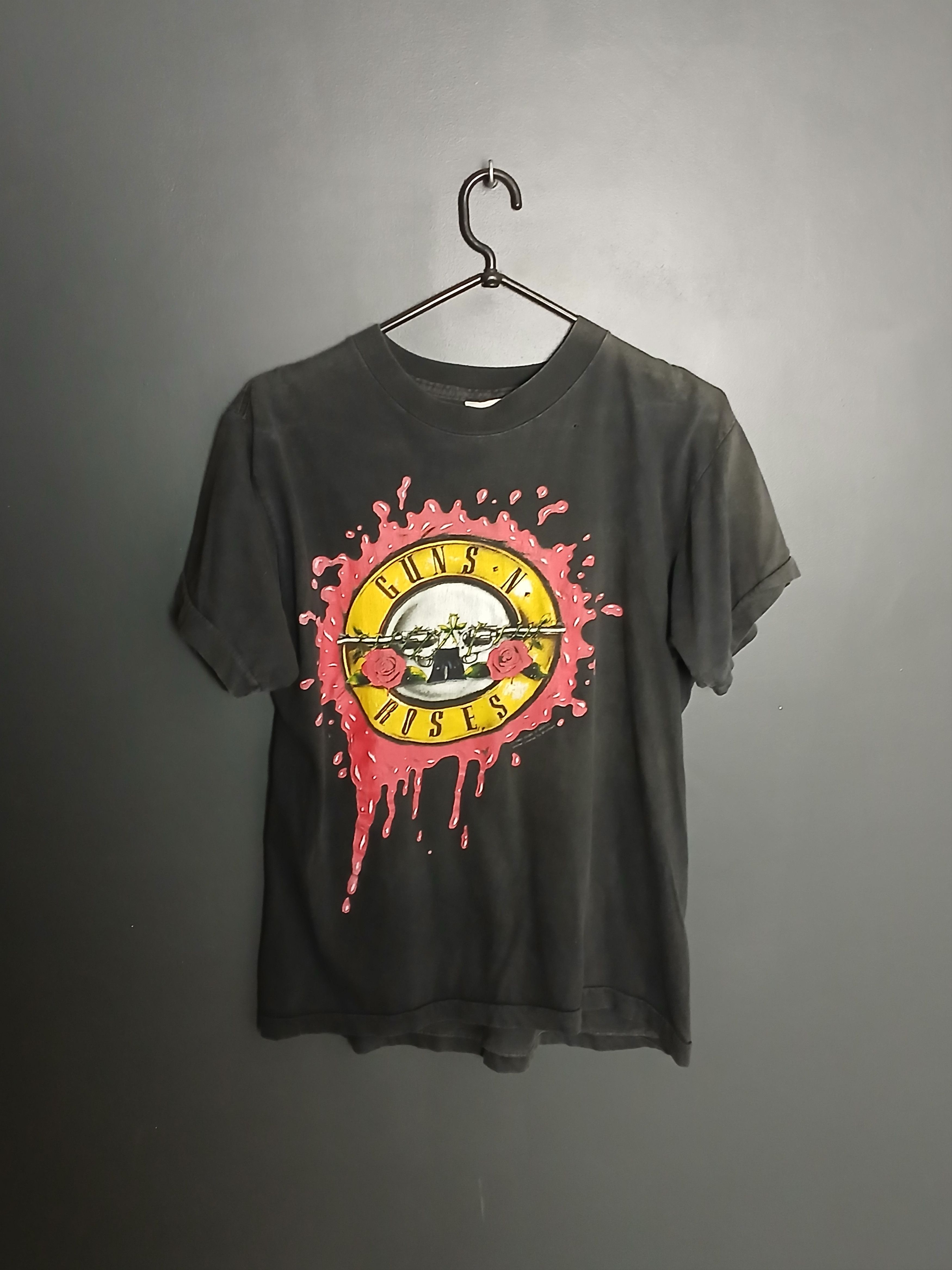 Band Tees × Guns N' Roses × Vintage Vintage 1991 Guns N Roses Get In The Ring Tour T-Shirt Size US S / EU 44-46 / 1 - 1 Thumbnail