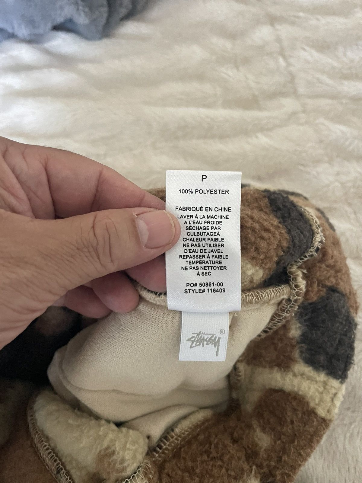 Stussy Camo Fleece Joggers Size US 28 / EU 44 - 9 Thumbnail