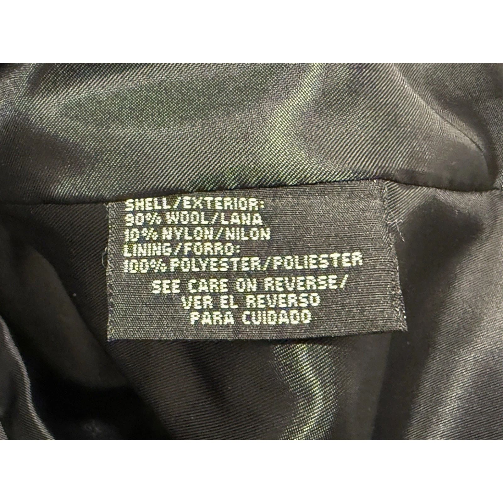 Other Braetan Women's Wool Blend Black 6 Button Up Pea Coat Size M Size M / US 6-8 / IT 42-44 - 8 Thumbnail