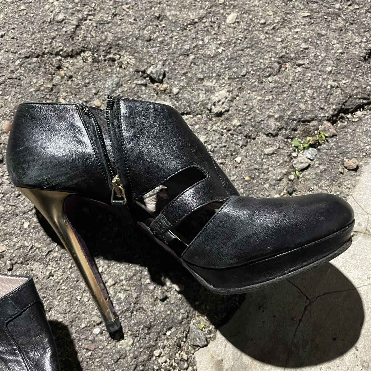 Versace Versace Leather Vintage Medusa Luxury Y2K Heels Ankle Boots Size US 9 / IT 39 - 4 Thumbnail