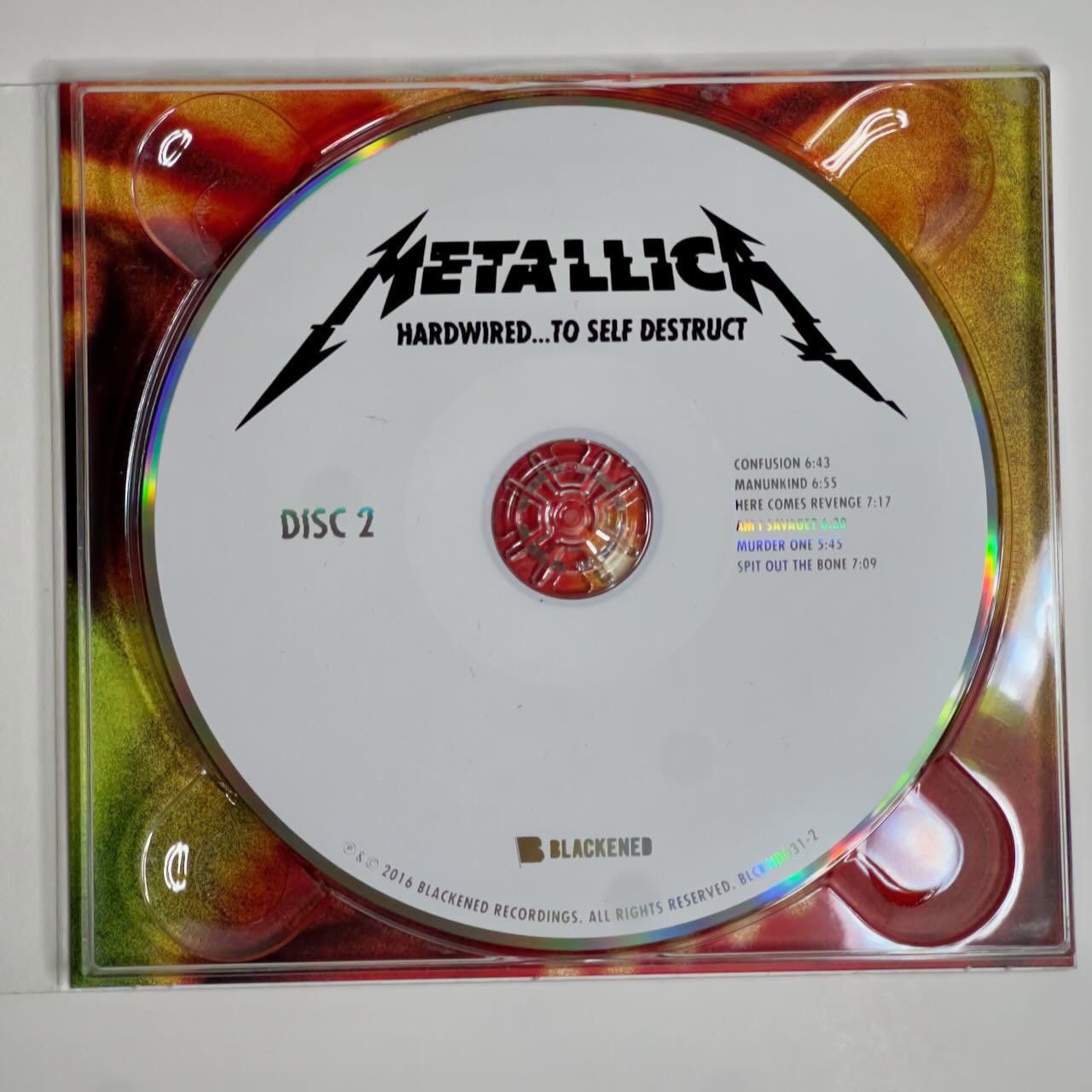 Designer Metallica - Hardwired To Self-Destruct 2016 CD CIB Size ONE SIZE - 9 Thumbnail