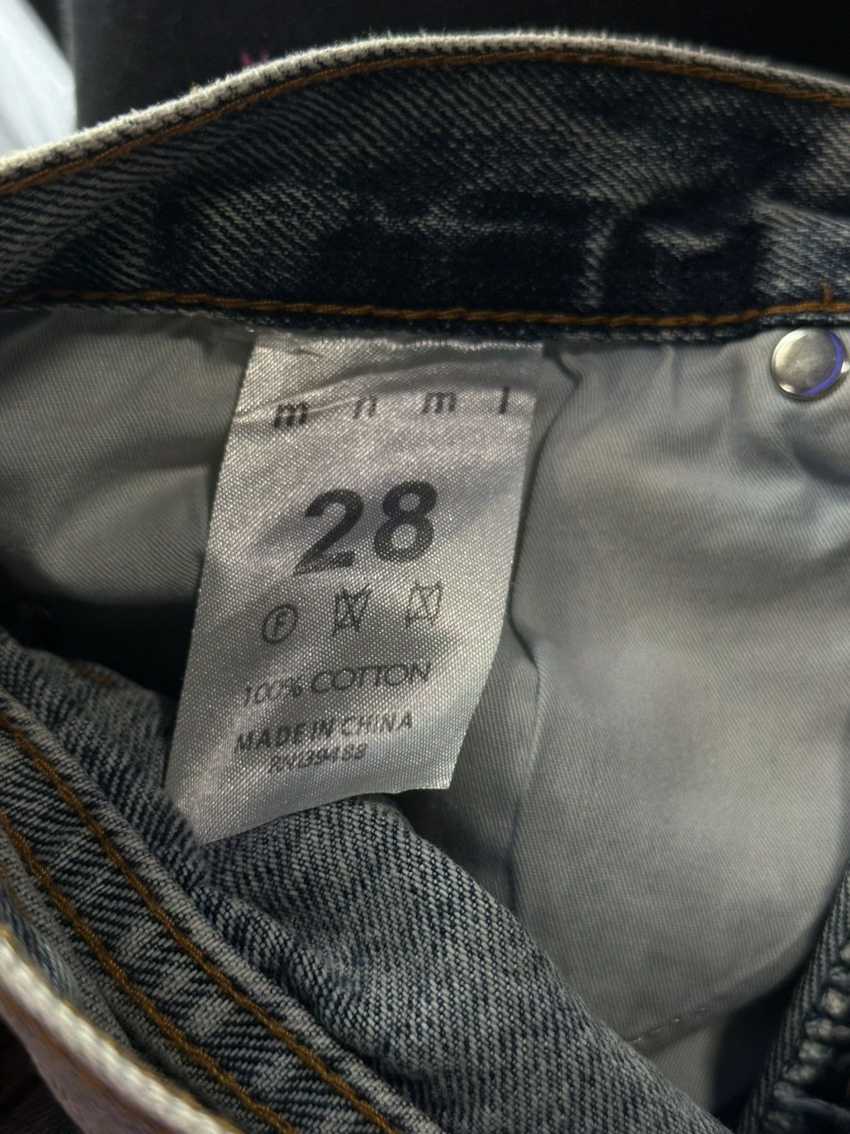 MNML MNML Patch Denim Jeans size 28 Size US 28 / EU 44 - 3 Thumbnail