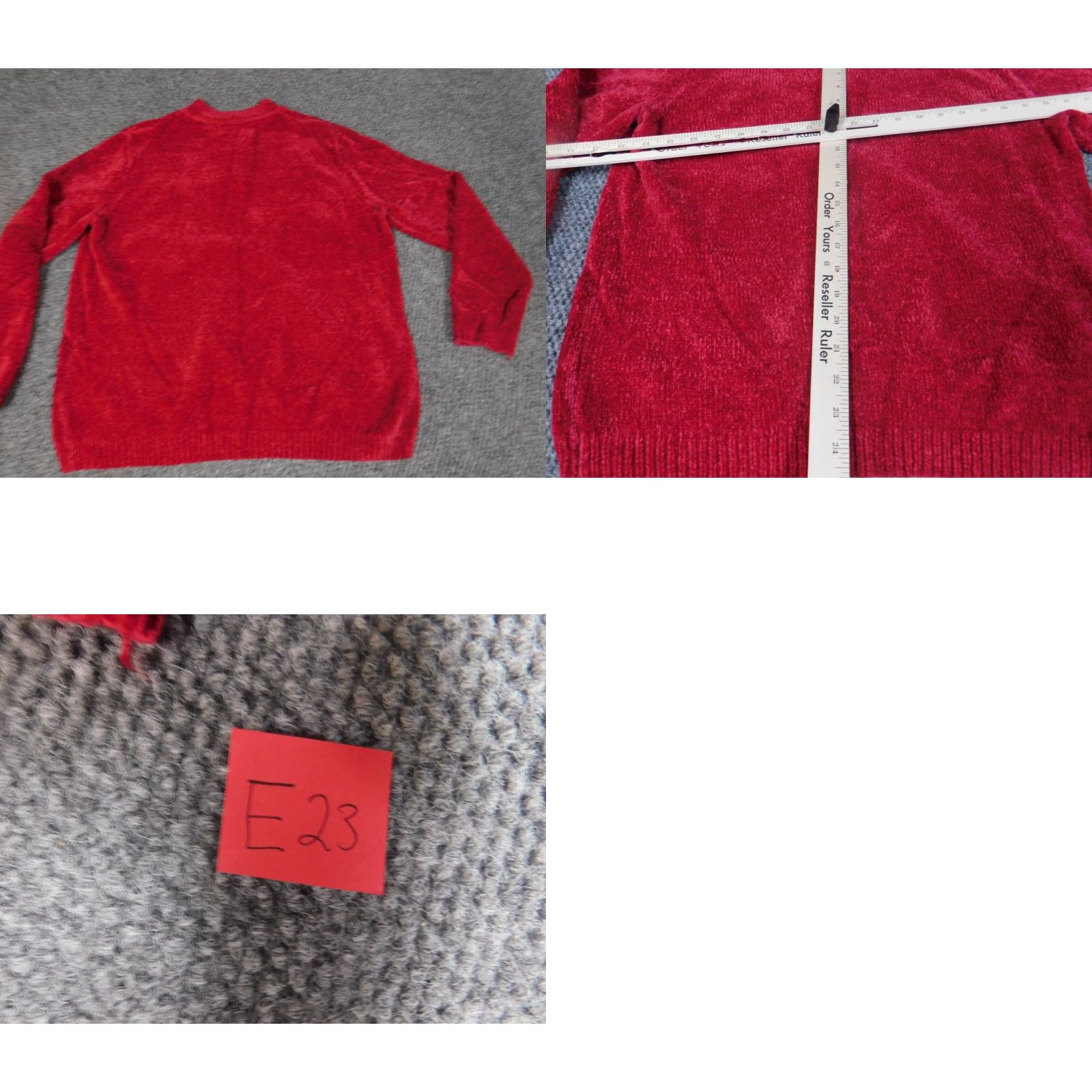 Vintage Alfred Dunner Womens Sweater Small red pullover Size S / US 4 / IT 40 - 8 Thumbnail