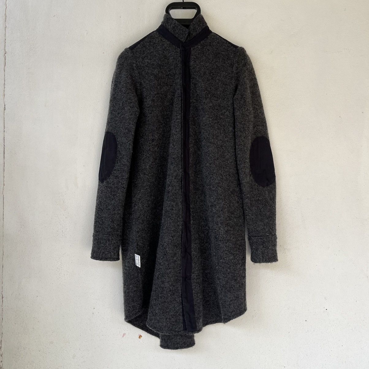 Japanese Brand R&D.M.Co- Oldman’s Tailor Premium Wool Tweed Duster Size S / US 4 / IT 40 - 7 Thumbnail