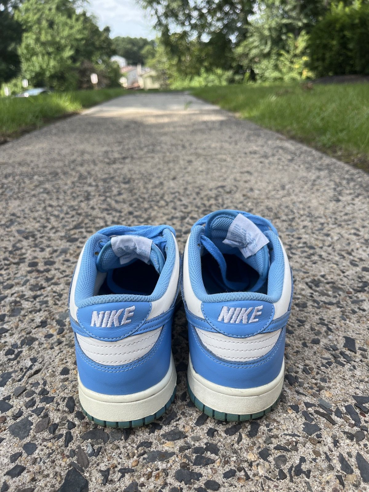 Nike University Blue Dunk Lows Size US 7 / EU 40 - 4 Thumbnail