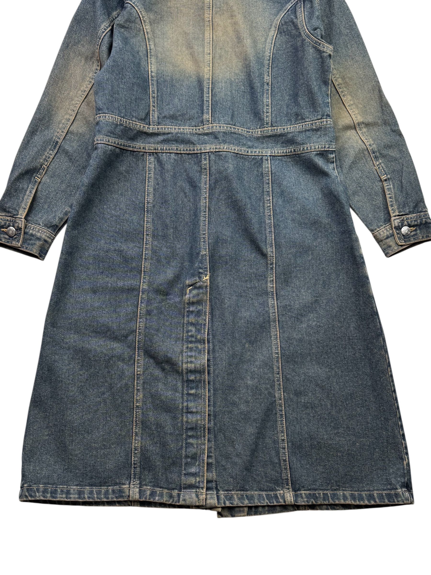 Vintage Vintage Denim Maxi Faded Dress With Long Sleeve W221(V9) Size M / US 6-8 / IT 42-44 - 6 Thumbnail
