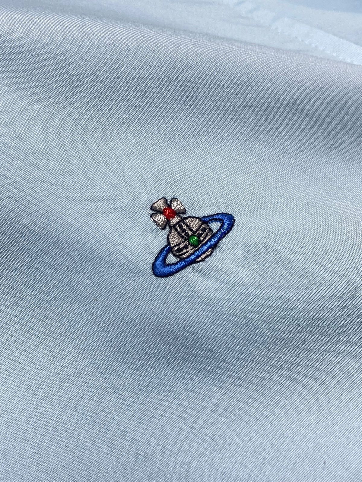 Vivienne Westwood 🔥 VIVIENNE WESTWOOD SKY BLUE ORB SHIRT CLASSIC TURKEY MADE Size US M / EU 48-50 / 2 - 6 Thumbnail