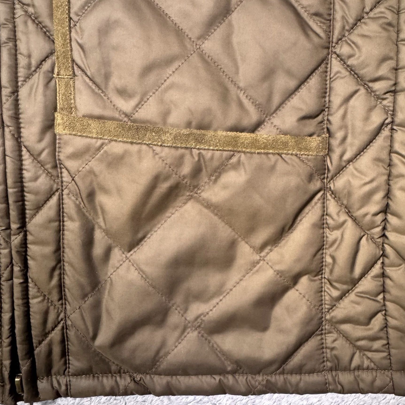 Polo Ralph Lauren VINTAGE Polo Ralph Lauren Vest Men L Diamond Quilted Calf Suede Leather Hunt Vintage Size US L / EU 52-54 / 3 - 4 Thumbnail