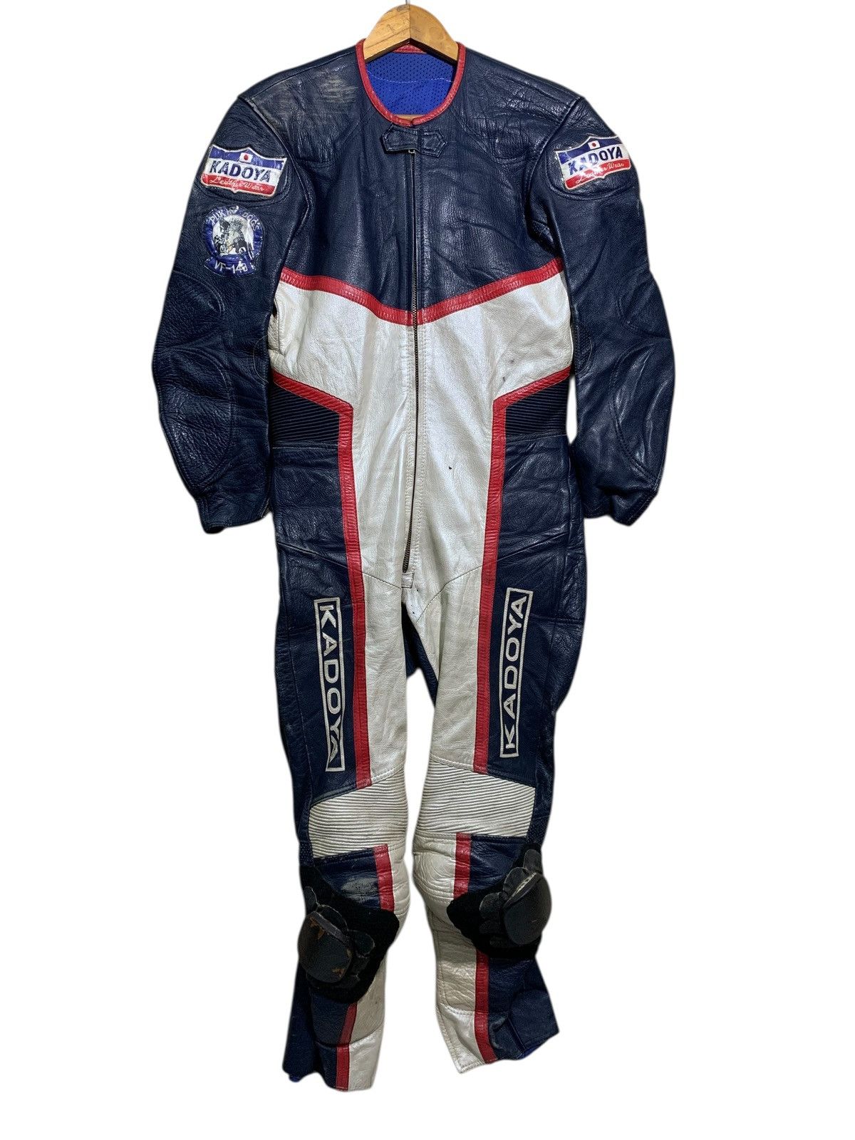 Kadoya × Sports Specialties 🔥KADOYA LEATHER WEAR RACING SUIT JACKETS Size US 33 - 1 Thumbnail