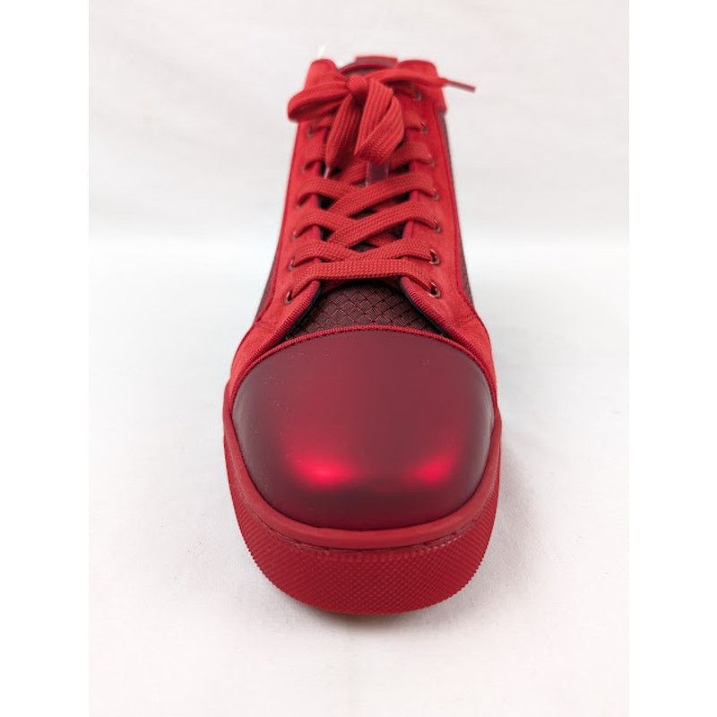 Christian Louboutin o1rshd1 Louis Orlato Flat Hi-Top Sneakers in Loubi Size US 12 / EU 45 - 3 Thumbnail