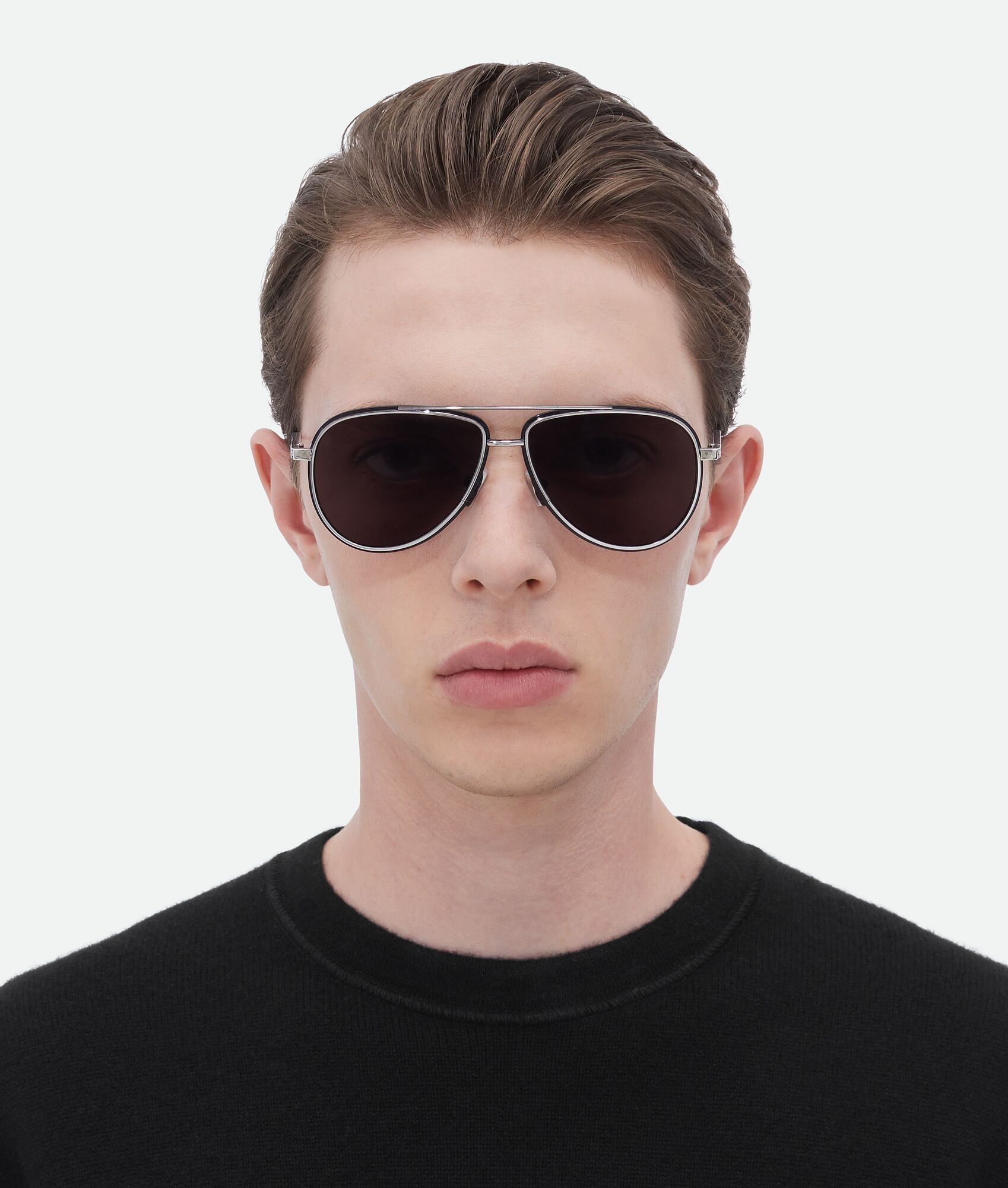 Bottega Veneta o1n1vont0525 Size: OS / Unisex Rim Aviator Sunglasses Size ONE SIZE - 6 Thumbnail