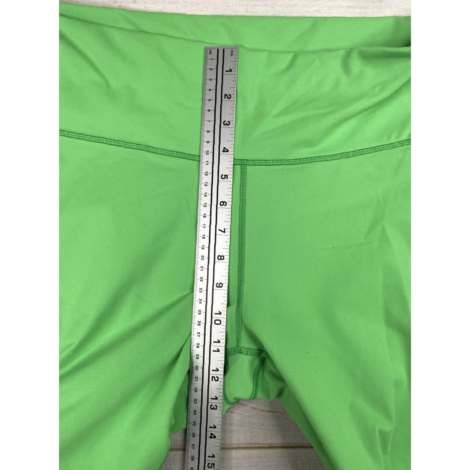 Fabletics Fabletics Leggings PowerHold Women 1X XXL Green Hi Waisted Crop Pocket Athletic Size 40" / US 18 - 3 Thumbnail