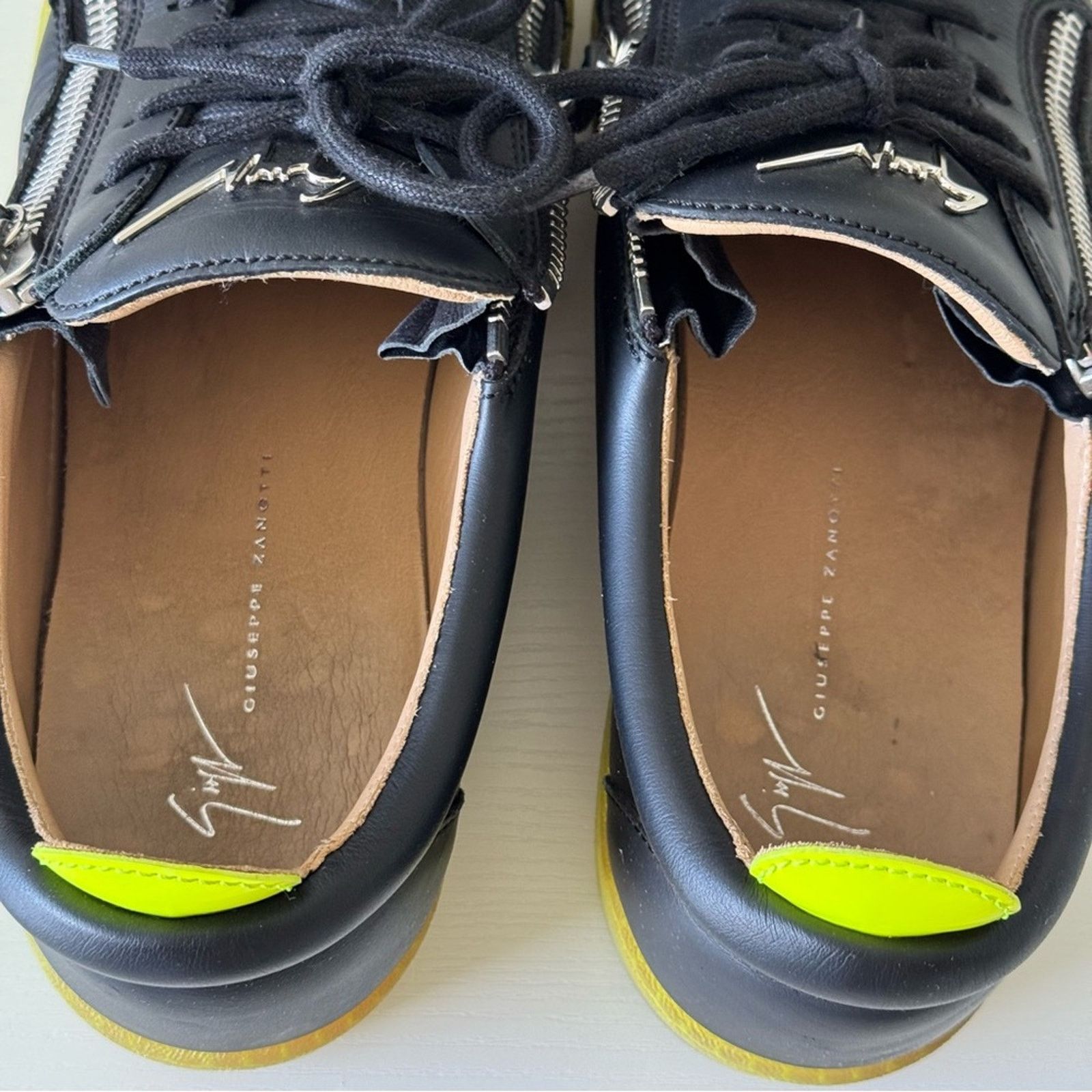 Giuseppe Zanotti Giuseppe Zanotti Black Sneakers with Modern Design, Size 45 Size US 12 / EU 45 - 5 Thumbnail