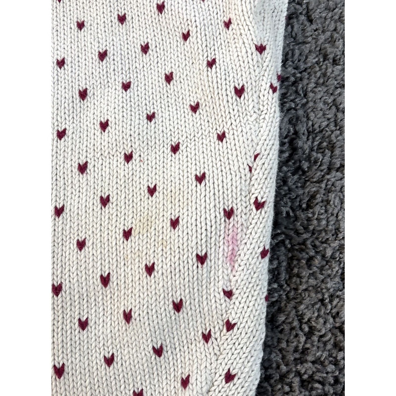 Vintage Vintage Ninon De Lenchlos 90s Sweater Large Floral White Embroidered V-Neck Knit Long Sleeve Business Casual Womens Size L / US 10 / IT 46 - 5 Thumbnail