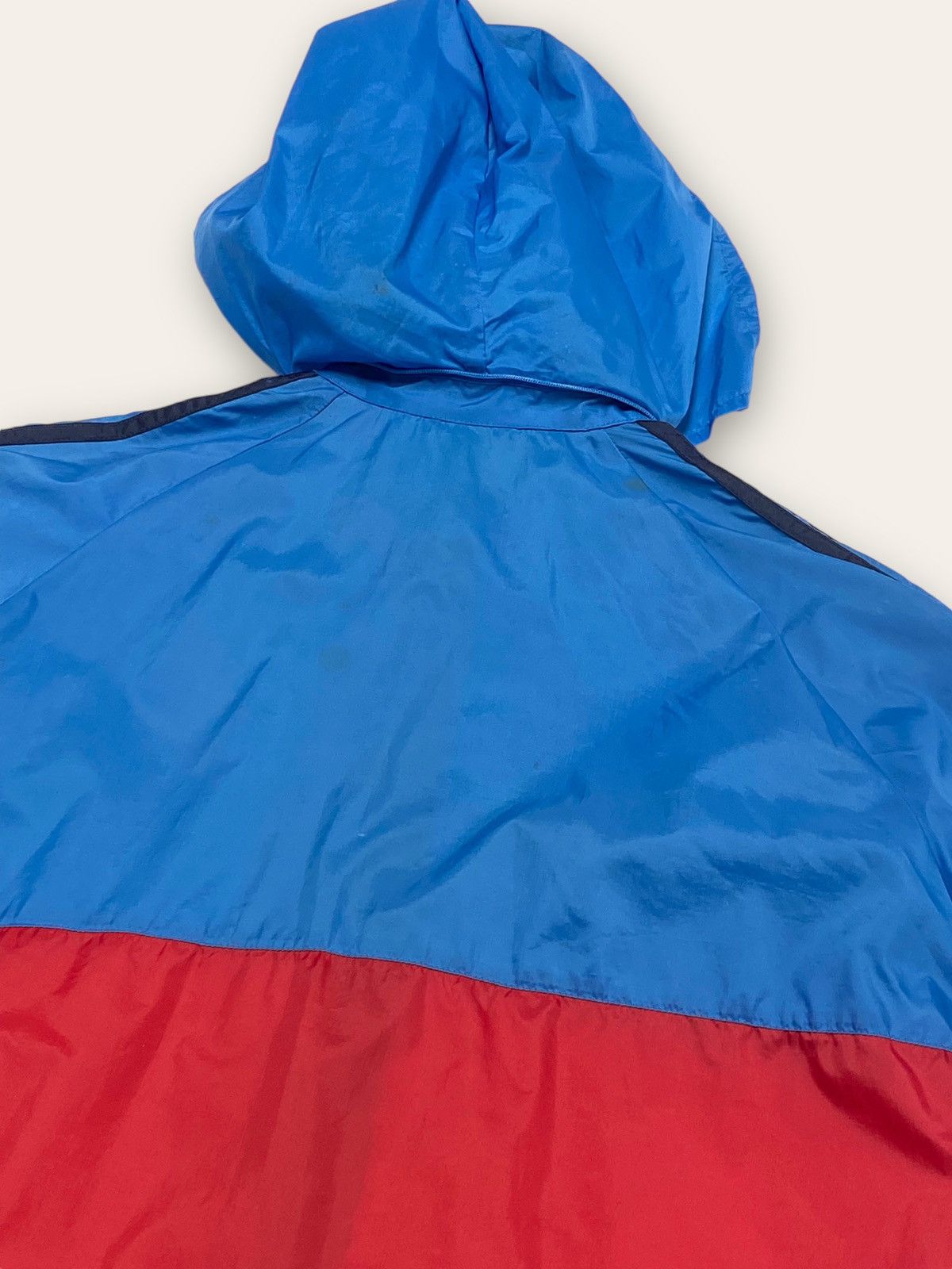 Adidas 90s Vintage ADIDAS Red Blue Light Rain Windbreaker Jacket Size US M / EU 48-50 / 2 - 10 Thumbnail