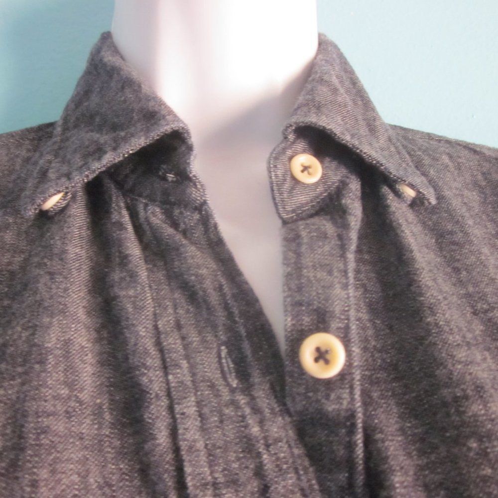Brooklyn Tailors Brooklyn Tailors Custom Made Size L Dark Blue Denim Fitted S Size L / US 10 / IT 46 - 6 Thumbnail