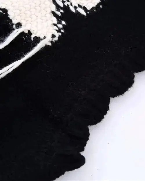 Japanese Brand Zevity Women Fashion Flower Crochet Tassel Sleeveless Size S / US 4 / IT 40 - 4 Thumbnail