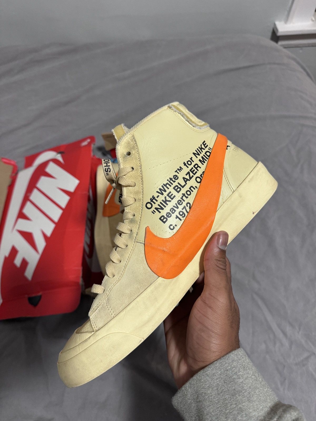 Nike × Off-White Off White Hallows Eve Blazer Size 12 Size US 12 / EU 45 - 4 Thumbnail