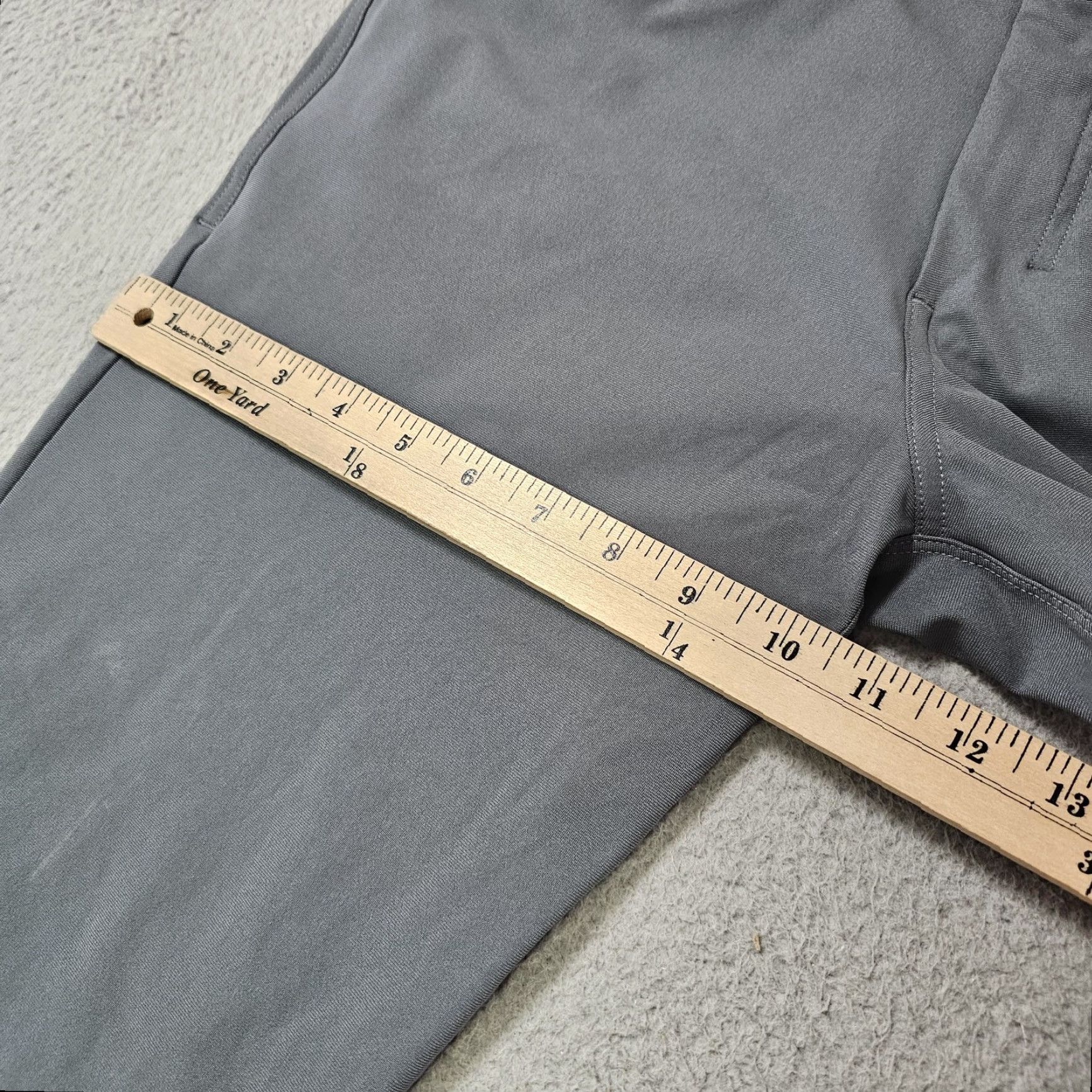 Lululemon Lululemon Pants Mens 30x28 Gray Stretch Chino 5 Pocket Casual Tech Travel Office Size US 30 / EU 46 - 4 Thumbnail