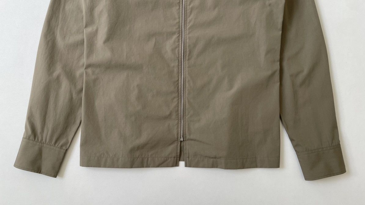 Dries Van Noten Sage Green Cotton ‘Zip Front’ Shirt Size US M / EU 48-50 / 2 - 8 Thumbnail