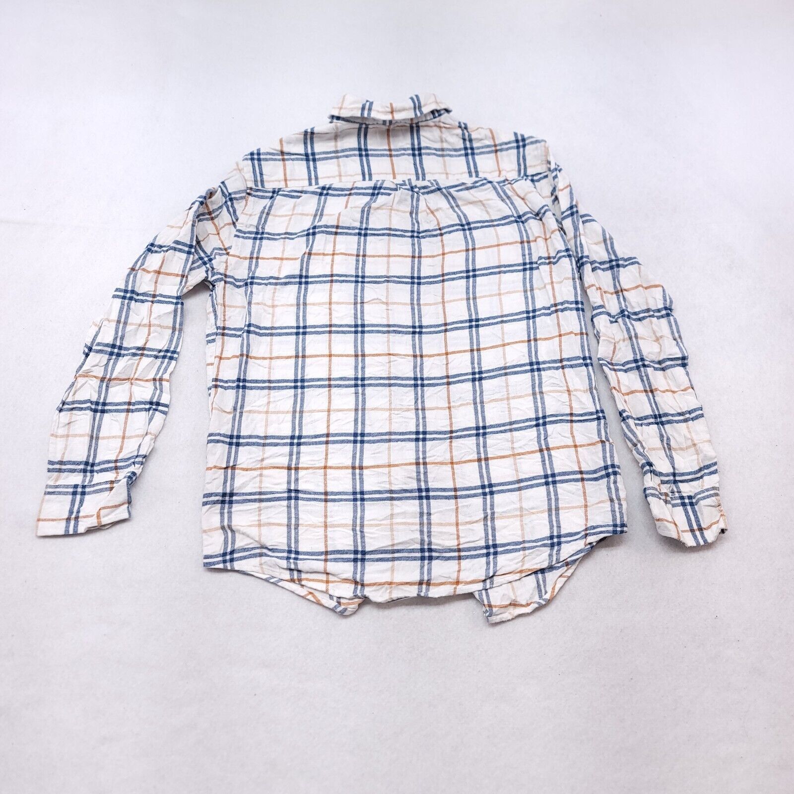 Croft & Barrow Croft & Barrow Windowpane Flannel Shirt Mens Size M White Size US M / EU 48-50 / 2 - 10 Thumbnail