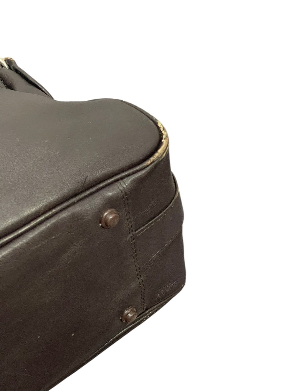 Genuine Leather Full Leather Vtg Unknown Travel Bag prada julius amiri 8🟩 Size ONE SIZE - 9 Thumbnail