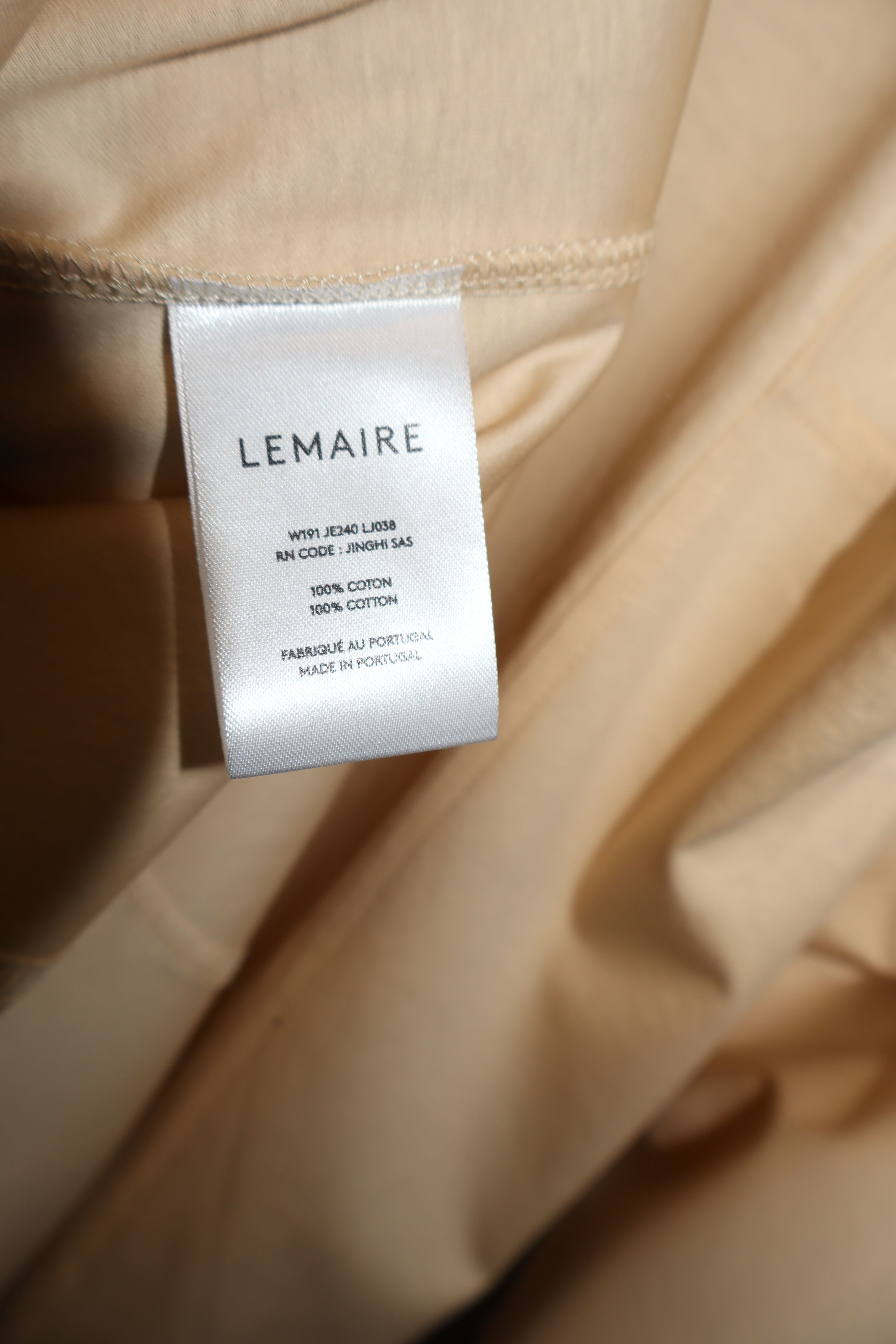 Lemaire Wooven cotton t-shirt Size XS / US 0-2 / IT 36-38 - 8 Thumbnail