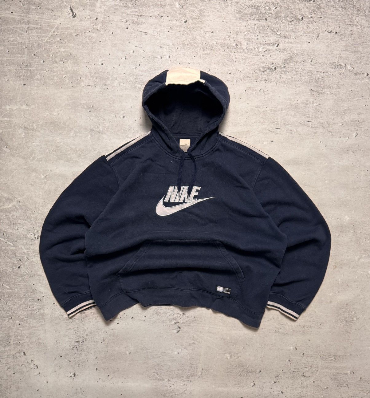 Nike × Vintage NIKE VINTAGE CENTER LOGO OVERSIZE BOXY HOODIE Size US L / EU 52-54 / 3 - 1 Thumbnail