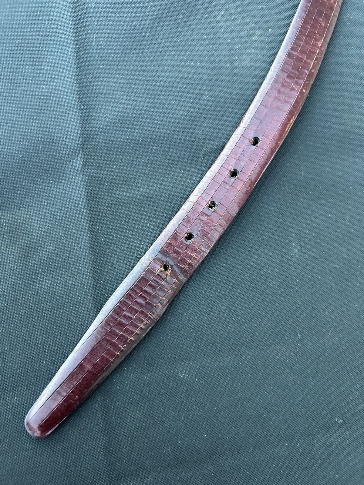 Johnston & Murphy Johnson & Murphy aniline kipskin shoulder leather belt. Size 34 - 2 Thumbnail