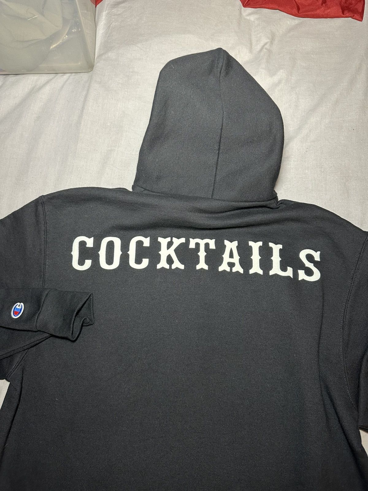Champion × Designer Black Champion hoodie Size US L / EU 52-54 / 3 - 2 Thumbnail