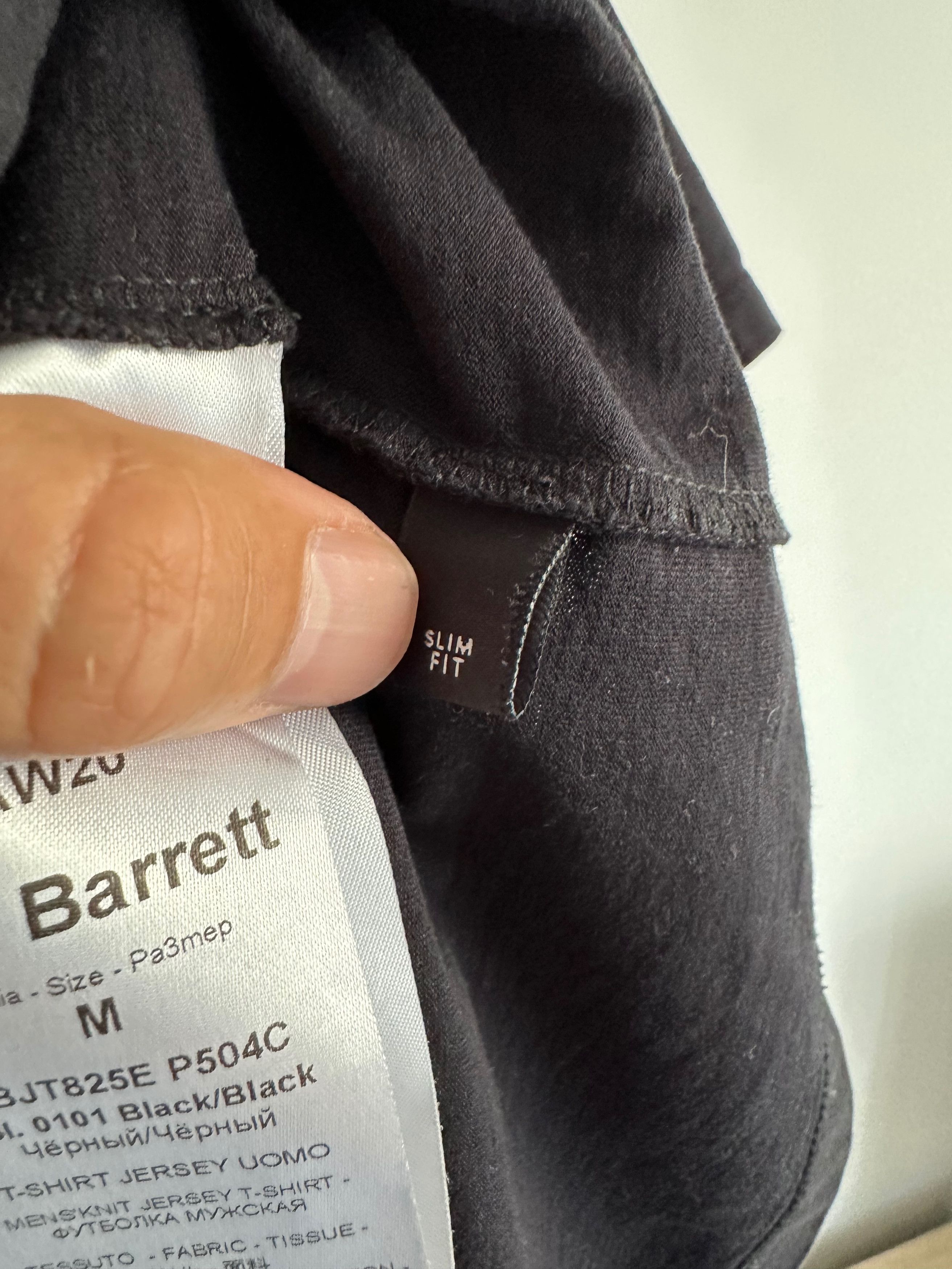 Neil Barrett NEIL BARRETT black t shirt AW20 Slim Fit Size US M / EU 48-50 / 2 - 6 Thumbnail