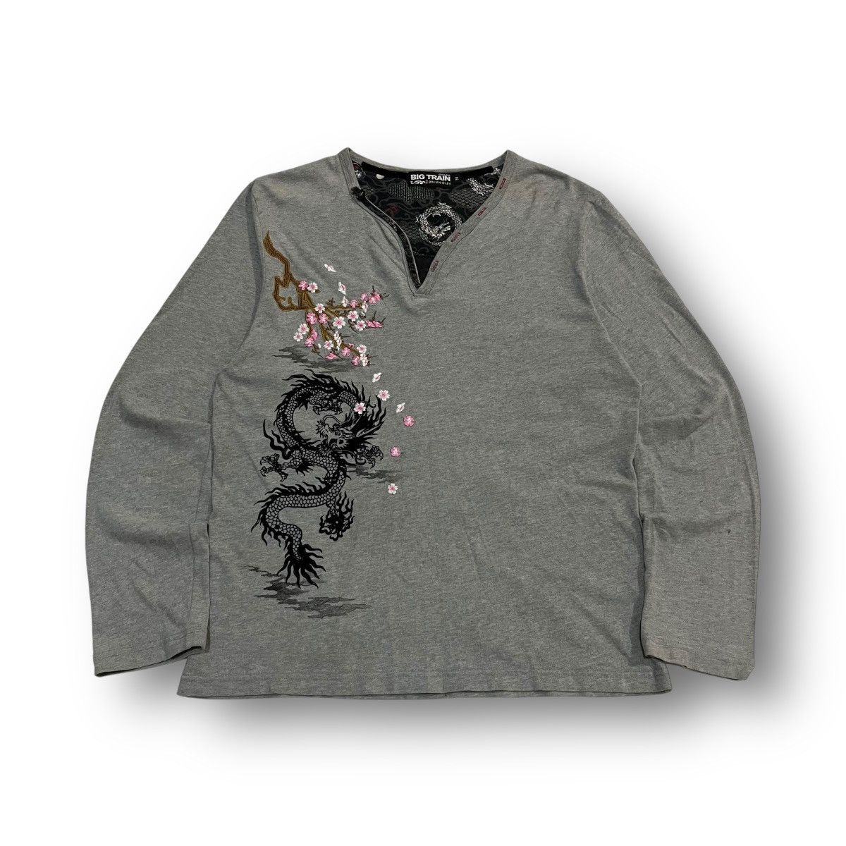 Karakuri Tamashii Big Train Dragon Embroidered Longsleve Size US M / EU 48-50 / 2 - 1 Thumbnail