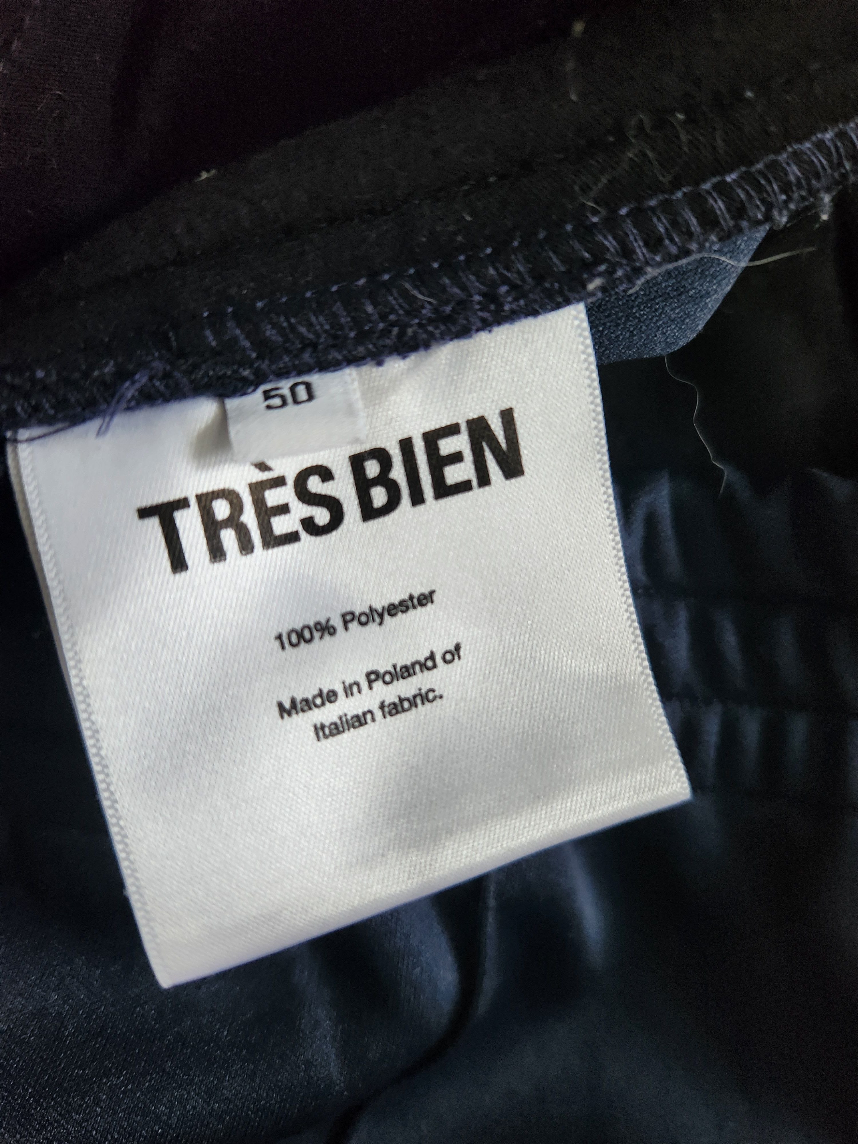 Tres Bien Tres Bien Straight Leg Navy Track Pants Size US 31 - 4 Thumbnail