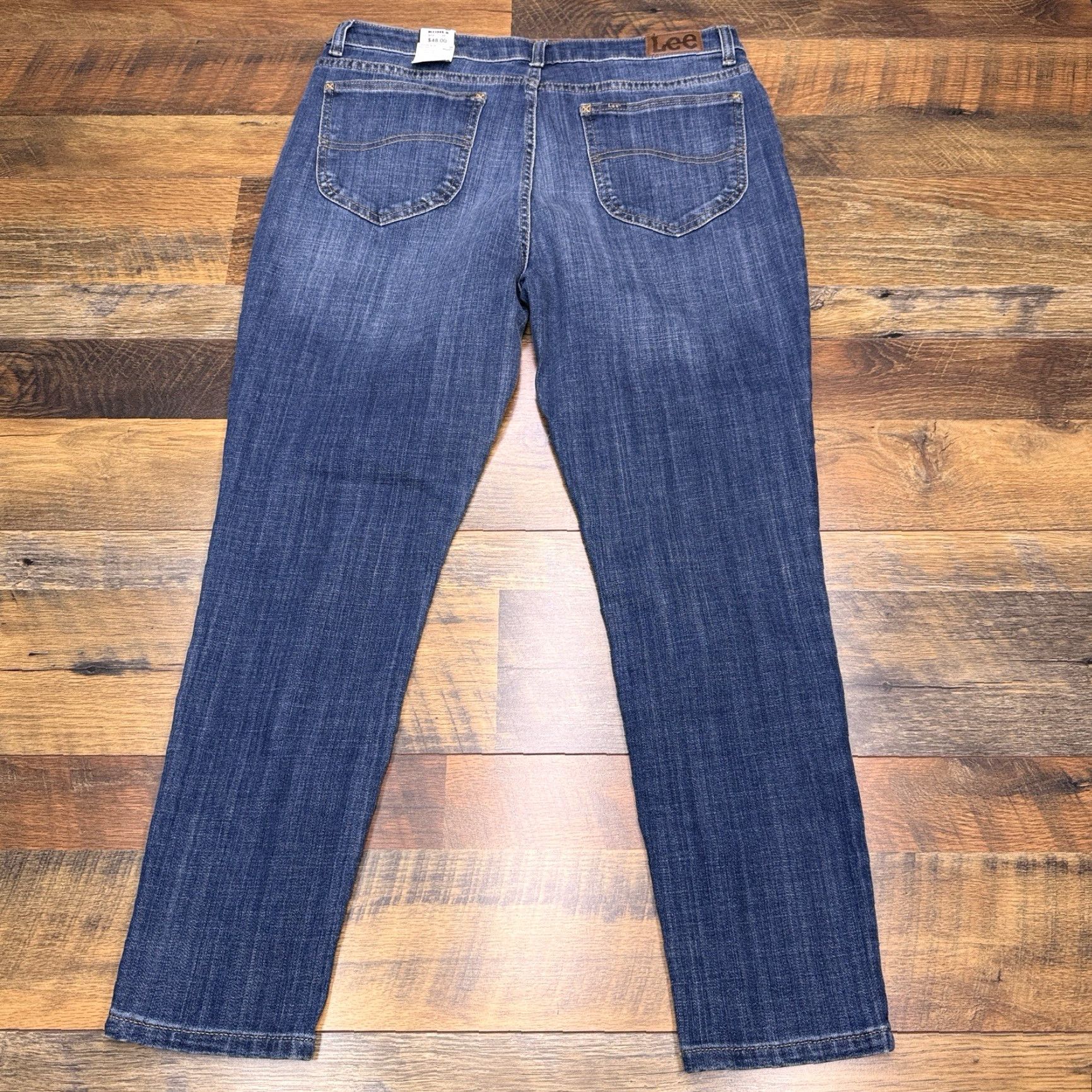 Lee Lee Skinny Leg Jeans Womens 14 Short Mid Rise Slim Fit New Size 36" / US 14 / IT 50 - 2 Thumbnail