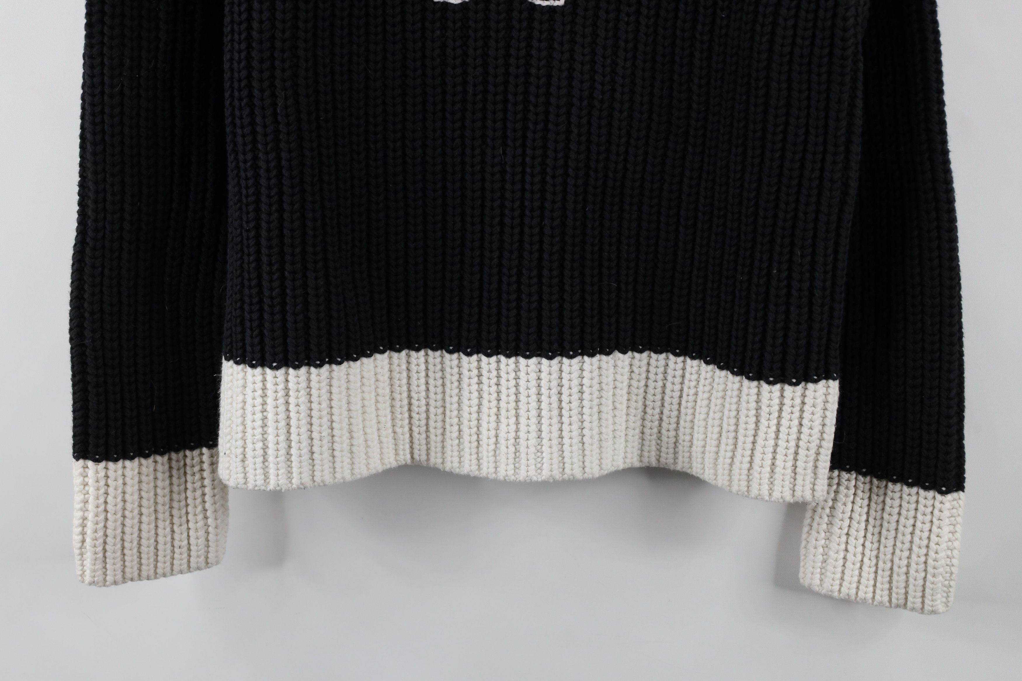 Tommy Hilfiger × Vintage Vintage 90s Tommy Hilfiger Ribbed Knit Turtleneck Sweater Size L / US 10 / IT 46 - 3 Thumbnail